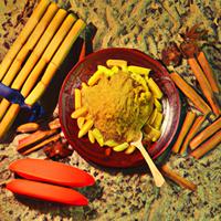 Macaroot and ashwaghanda powder
