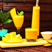 Mango fruit smoothie