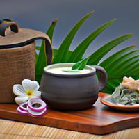 Matcha latte coconut milk
