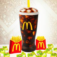 Mcdonalds large frozen coke