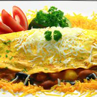 Mexican omlete w cheese