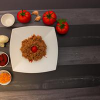 Minced chicken bolognese