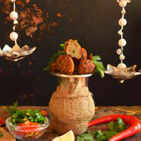Mini air fried falafel