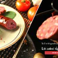 Mini beef sausage