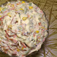 Mixed vegetables with mayonnaise