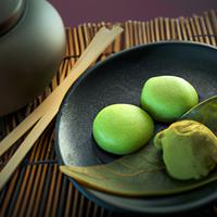 Mochi ice cream green