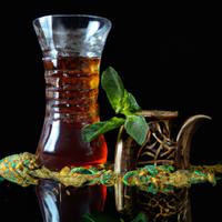 Moroccan green mint tea