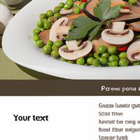 Mushroom and pea stir-fry