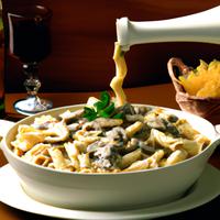 Mushroom cream pasta