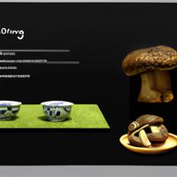Mushroom shiitake from snak yard