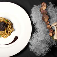 Mushroom truffle pasta