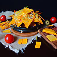 Nachos with cheddar