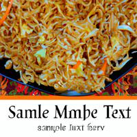 Noodle fried