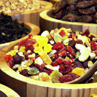 Nuts in dried berry mix