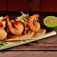 On the border mexican shrimp tacos