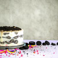 Oreo confetti cake