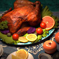 Oven baked turkey