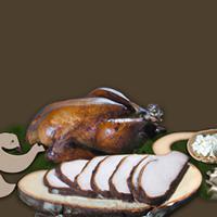 Oven roasted turkey on rye bread