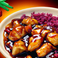 Panda express burning bourbon chicken