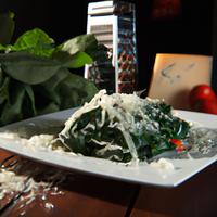 Parmesan spinach