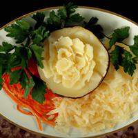 Parsnip julienne steamed half portion
