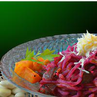 Pasta with beetroot sauce