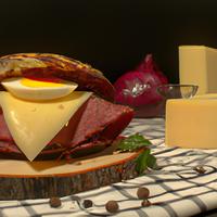 Pastrami egg and cheese