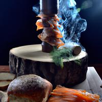 Pastrami style smoked atlantic salmon