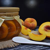 Peach jam homemade