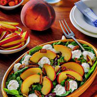 Peach salad mendocino farms