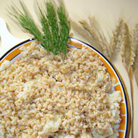 Pearl barley cooked