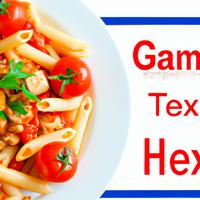 Penne pasta with tomato and chicken