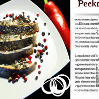 Pepper mackerel fillet