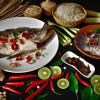 Peppered tilapia fish