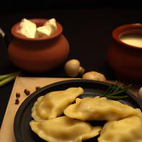 Pierogi with cheese