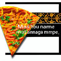 Pizza slice with tomato sauce and cheese
