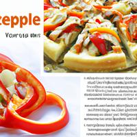 Pizza with bell peppers
