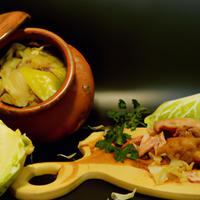 Pork and cabbage