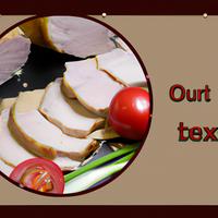 Pork loin slices