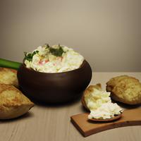Potato with curd