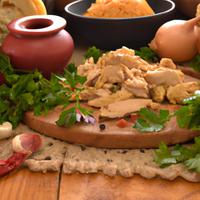 Pulled chicken breast