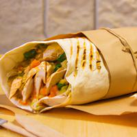 Qdoba chicken burrito