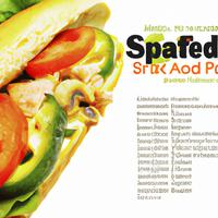 Quarter of a subway chicken bacon ranch sub on italian herb and cheese bread with lettuces tomato banana peppers black olives spinach