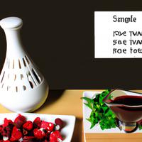 Raspberry vinagrette