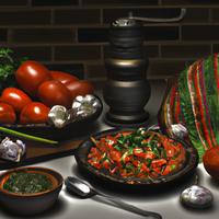 Roasted tomato salsa