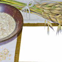 Rolled white oats