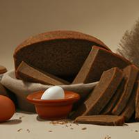Rye bread thin slice