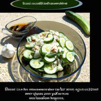 Salad with cucumber