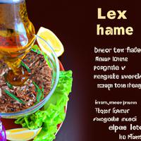 Salad with linseed oil