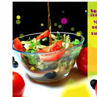 Salade sauce soy olive oil